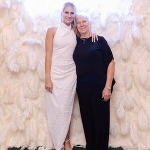 Amanda Uprichard white sequin Revolve dress